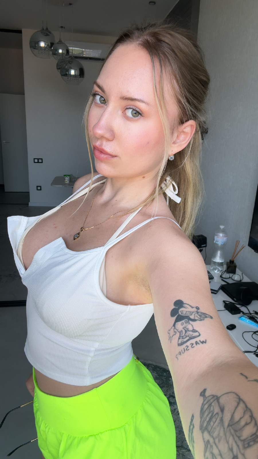 KateV in her underwear in Yantai