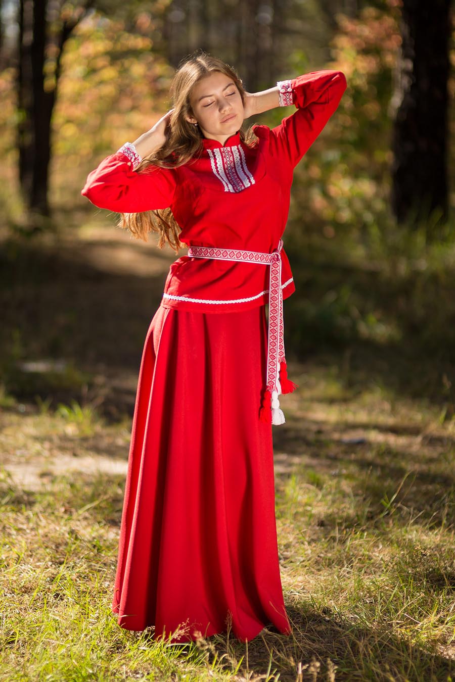 Underwear Women in Slavic costumes in Yantai